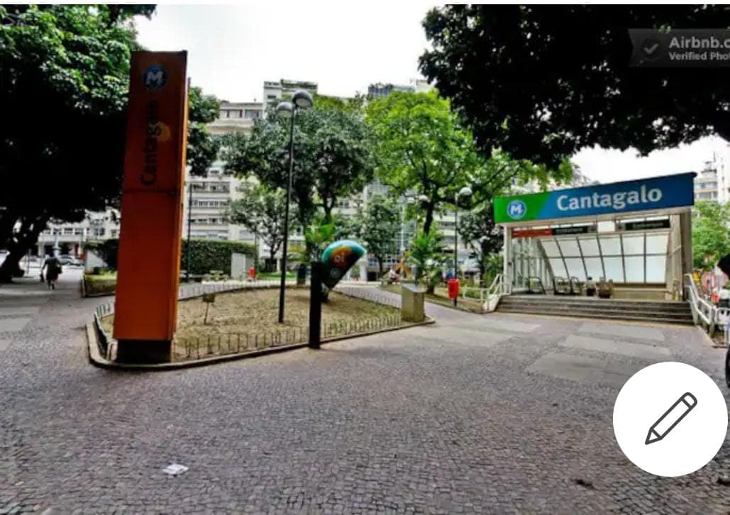 Quarto mobiliado em frente a Estação Cantagalo do Metrô - 1