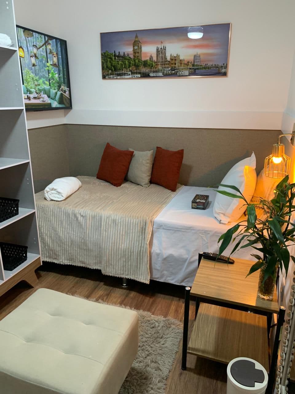 Quarto Individual | Vibe Leve e Acolhedora 🌿 - 1